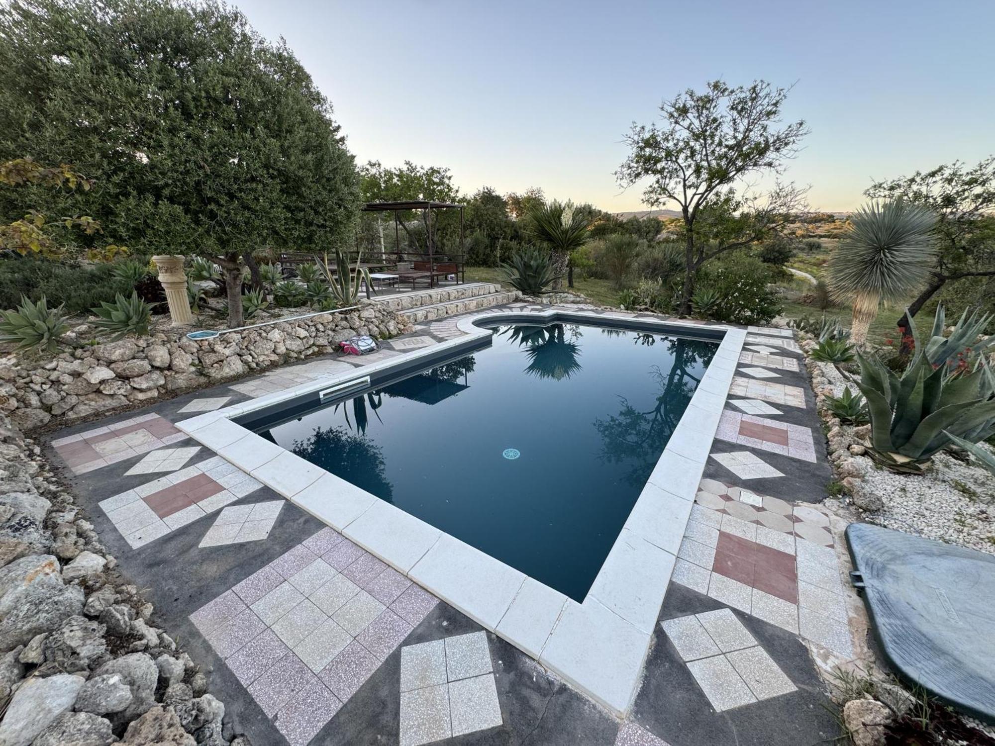 Villa La Cava Del Val Di Noto Con Piscina Privata アヴォラ エクステリア 写真